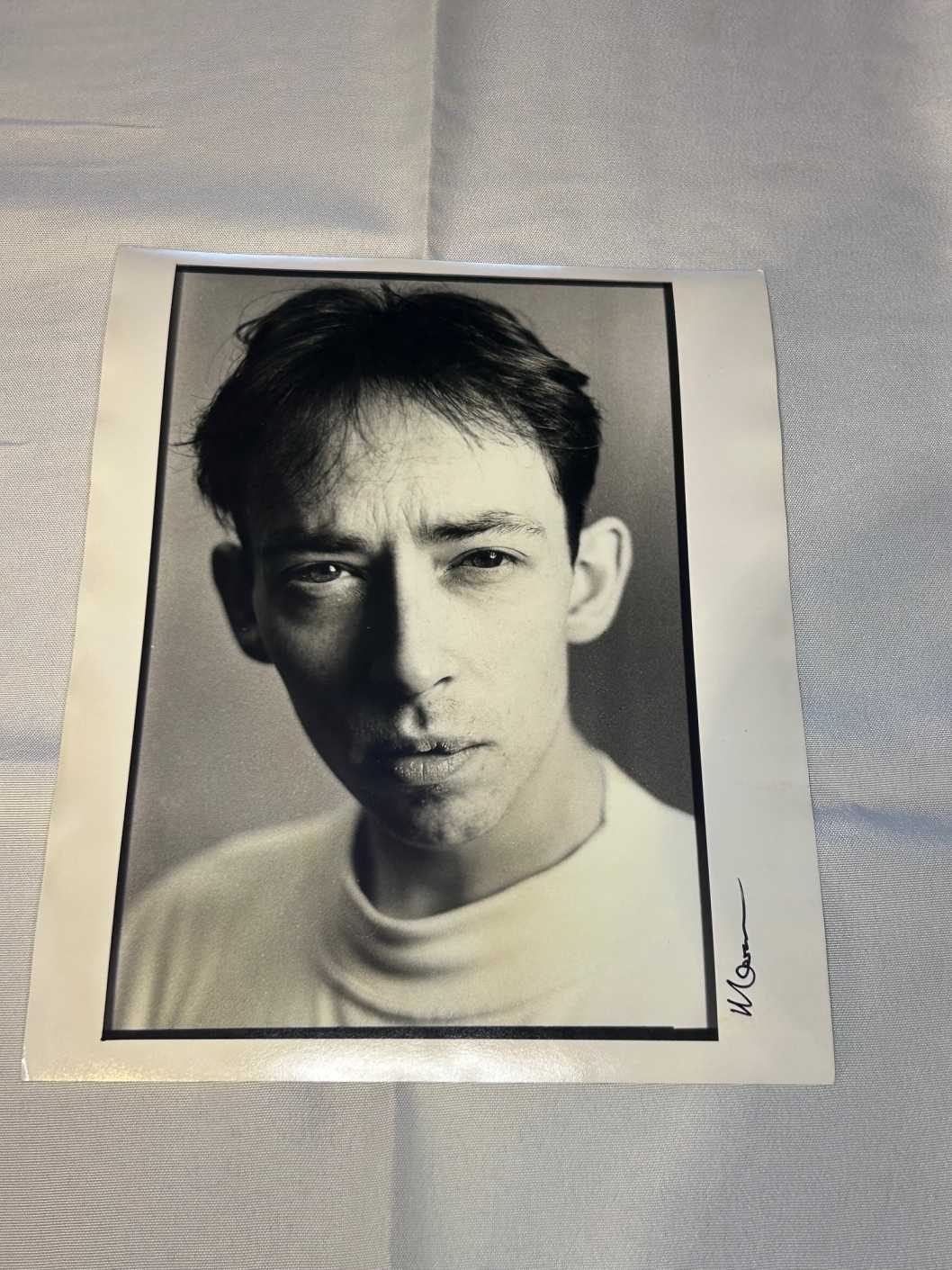 Photo of Steve Lamacq 6 Music Radio 1  on Archival Paper Signed by Martyn Goodacre Photographer. Genuine.