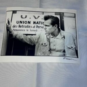 Photo 1 of Paul Simonon The Clash on Archival Paper Signed by Martyn Goodacre Photographer. Genuine.