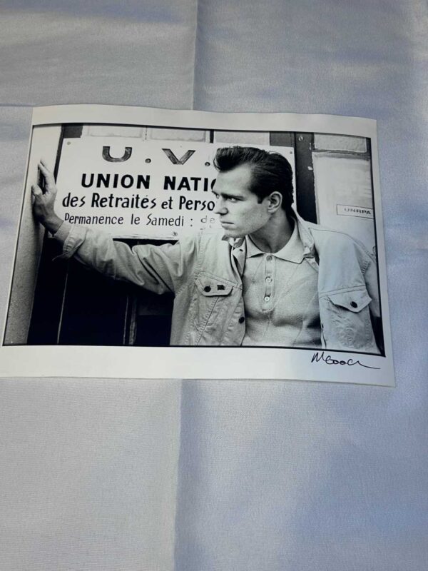 Photo 1 of Paul Simonon The Clash on Archival Paper Signed by Martyn Goodacre Photographer. Genuine.