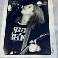 Photo of Lush Singer Miki Berenyi 2 on Archival Paper Signed by Martyn Goodacre Photographer. Genuine. - Image 2