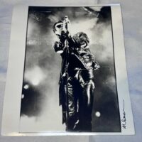 Photo 2 of Andrew Eldritch of Sisters of Mercy on Archival Paper Signed by Martyn Goodacre Photographer. Genuine - Image 2