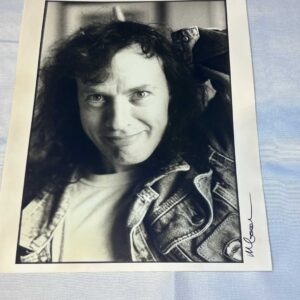 Photo 1 of Angus Young AC/DC on Archival Paper Signed by Martyn Goodacre Photographer. Genuine