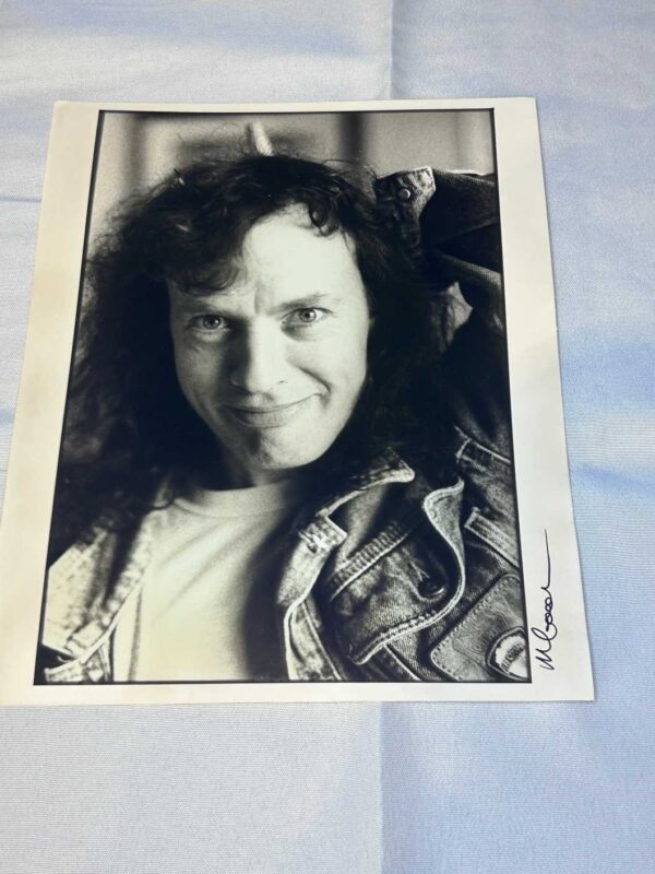 Photo 1 of Angus Young AC/DC on Archival Paper Signed by Martyn Goodacre Photographer. Genuine