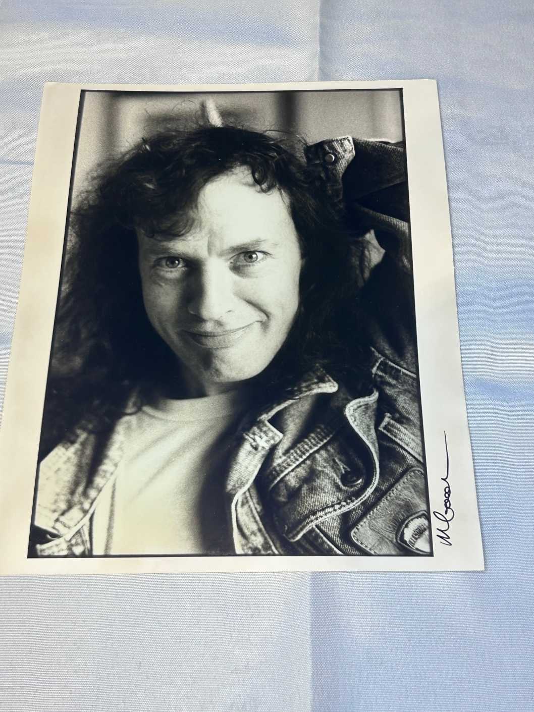 Photo 1 of Angus Young AC/DC on Archival Paper Signed by Martyn Goodacre Photographer. Genuine