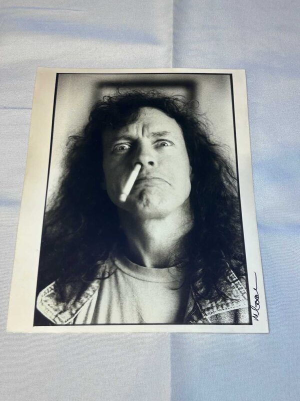 Photo 3 of Angus Young AC/DC on Archival Paper Signed by Martyn Goodacre Photographer. Genuine