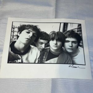 Manic Street Preachers 1991 Photo 9 Archival Paper Signed by Martyn Goodacre Photographer. Genuine.