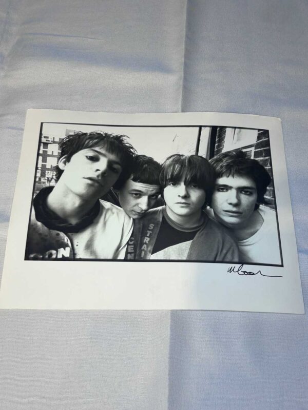 Manic Street Preachers 1991 Photo 9 Archival Paper Signed by Martyn Goodacre Photographer. Genuine.