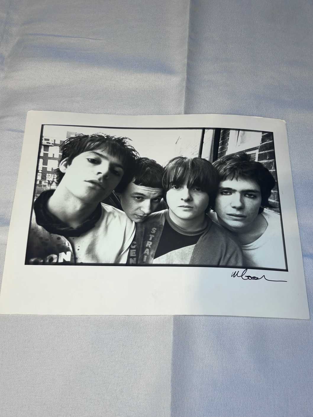 Manic Street Preachers 1991 Photo 9 Archival Paper Signed by Martyn Goodacre Photographer. Genuine.