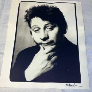 Large Photo 2 of Shane McGowan The Pogues on Archival Paper Signed by Martyn Goodacre Photographer. Genuine