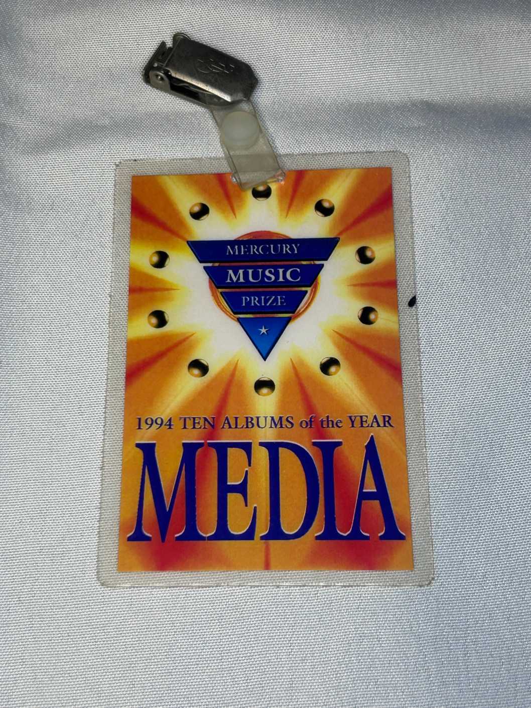 Mercury Music Prize Pass 1994