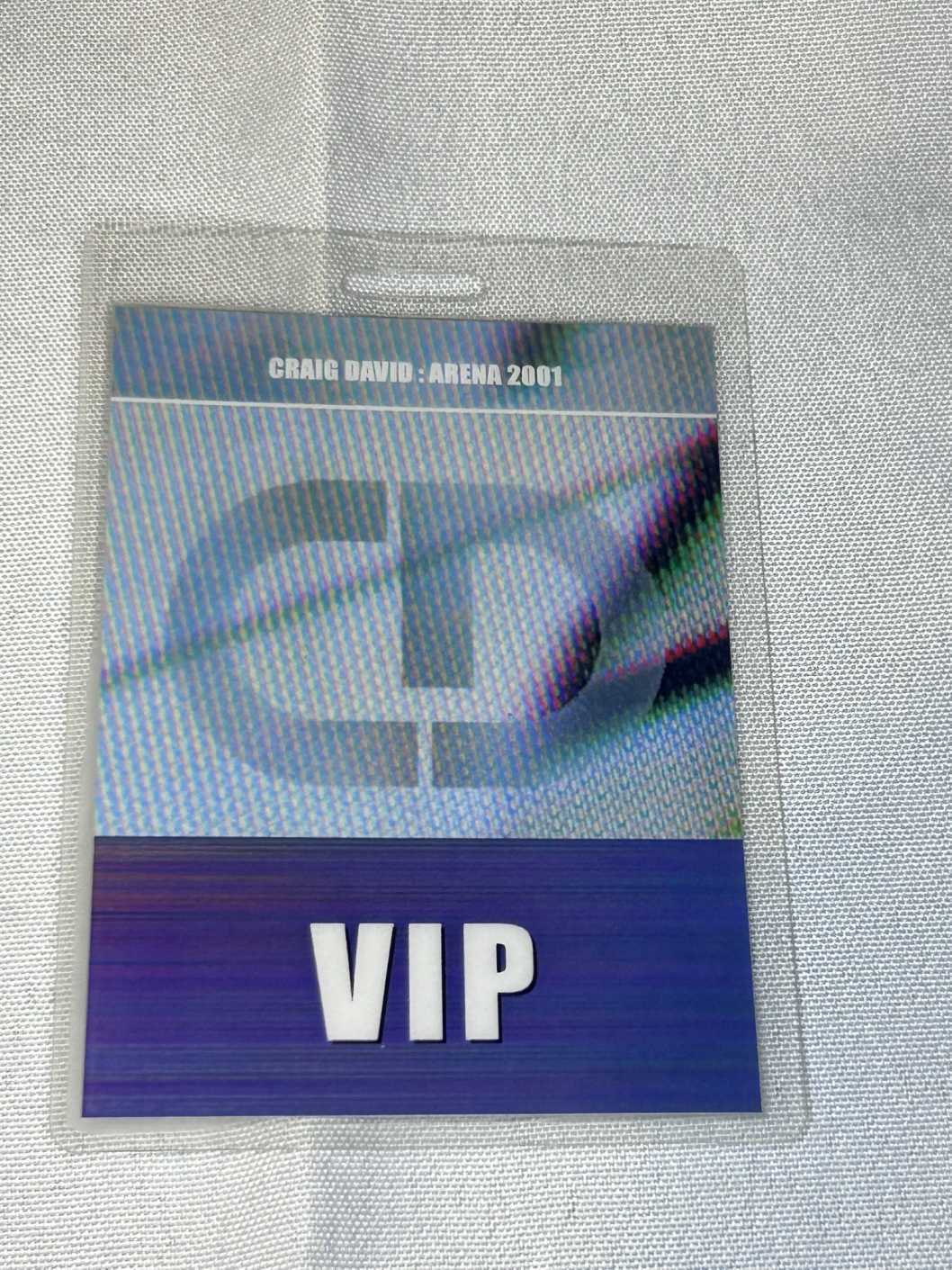 Craig David VIP Press Pass 2001