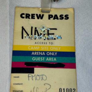Phoenix Festival 1994 Sunday NME Pass Rare Genuine Guest