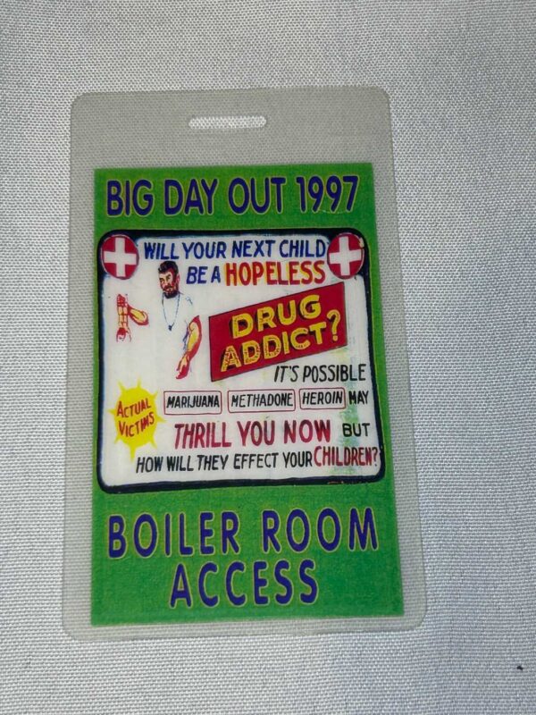 Big Day Out 1997 Pass Genuine