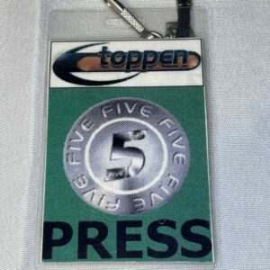 Five Pop Band Toppen Tour Pass Genuine Rare