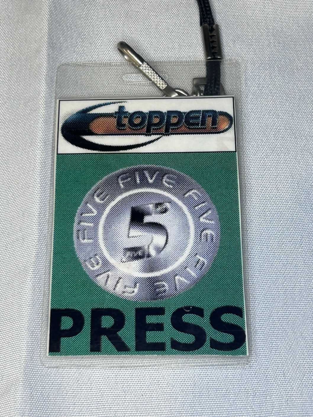 Five Pop Band Toppen Tour Pass Genuine Rare