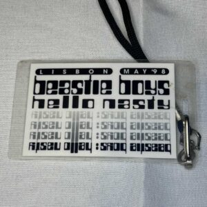 Beastie Boys Tour Pass May 1998 Lisbon Genuine Rare