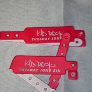 Kid Rock Wristbands June 5th Tuesday
