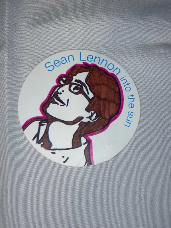 Sean Lennon Into The Sun Sticker 5cm 1998
