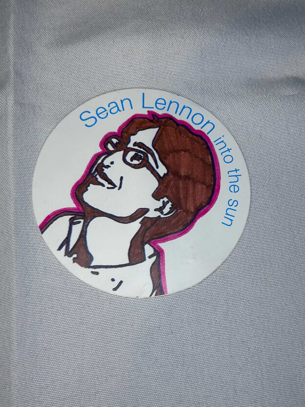 Sean Lennon Into The Sun Sticker 5cm 1998