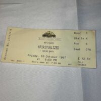 Spiritualized Ticket Stub Royal Albert Hall 10th October 1997 - Image 2