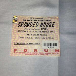 Crowded House Ticket Stub Forum 28th November 1993