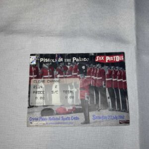 Pistols at The Palace Ticket Stub 27th July 2002 Genuine
