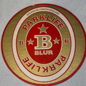 Blur Parklife Beermat 2 Genuine