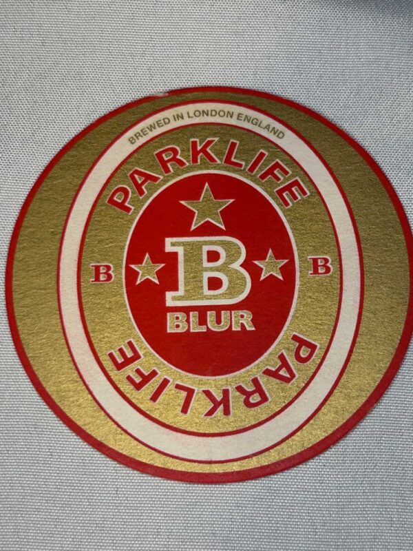 Blur Parklife Beermat 2 Genuine