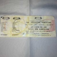 Smashing Pumpkins Ticket Stub 19th October 2000 Paris - Image 2