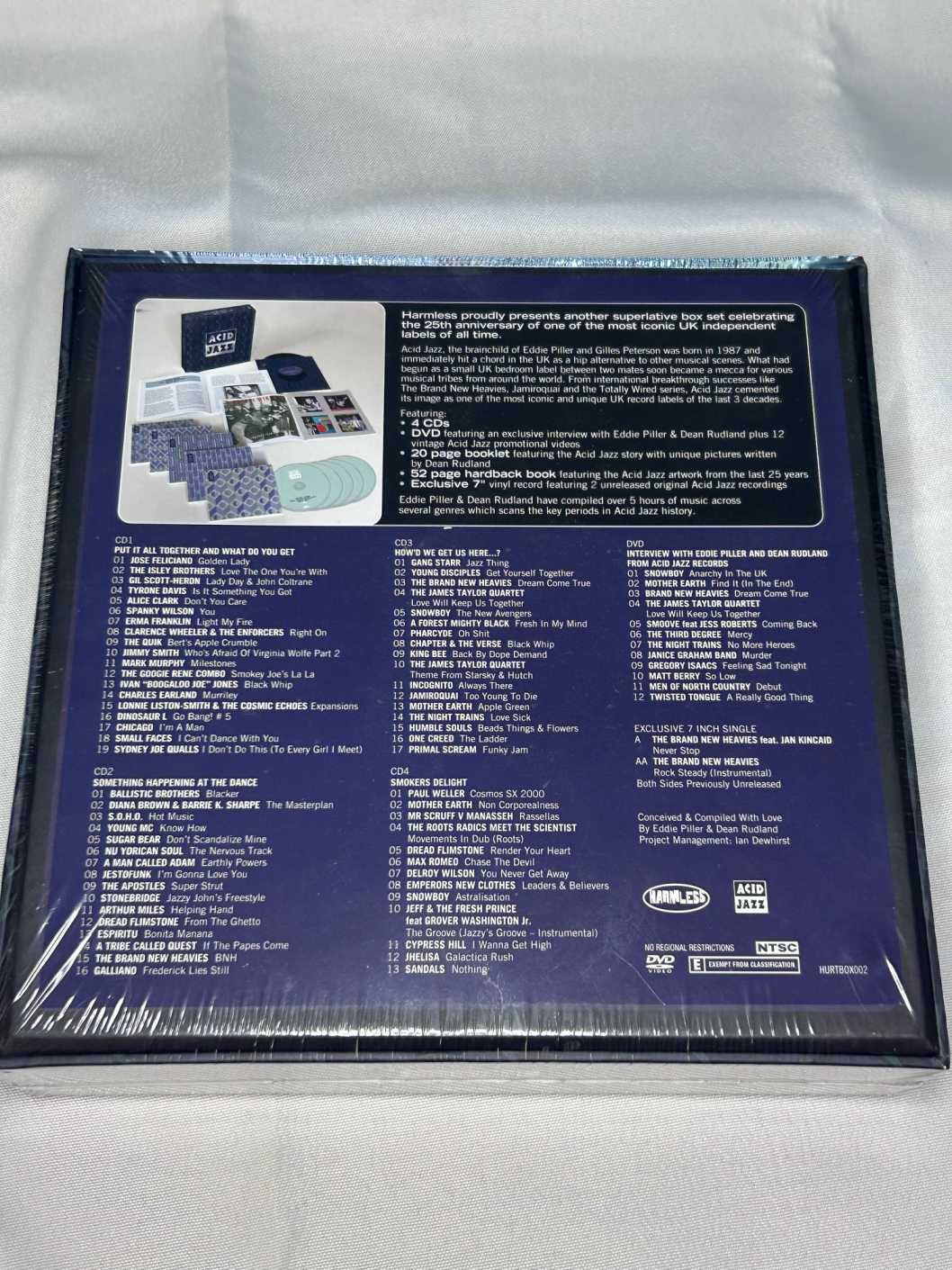 Acid Jazz 4 CD Box Set Mint Condition Never Opened