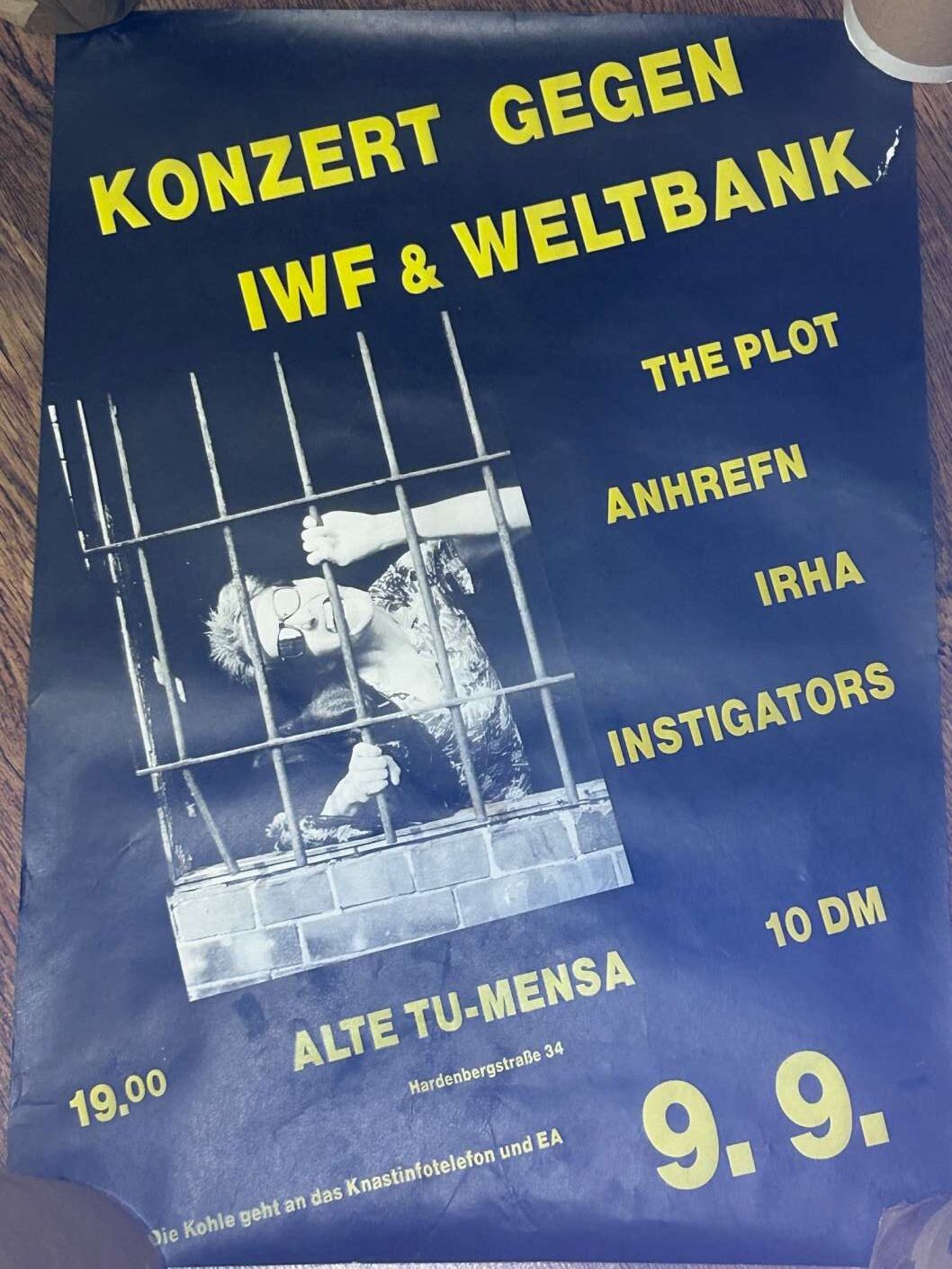 Anhrefn small poster vintage punk