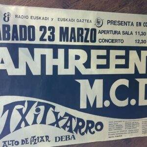 Anhrefn Black and White Vintage Punk Poster