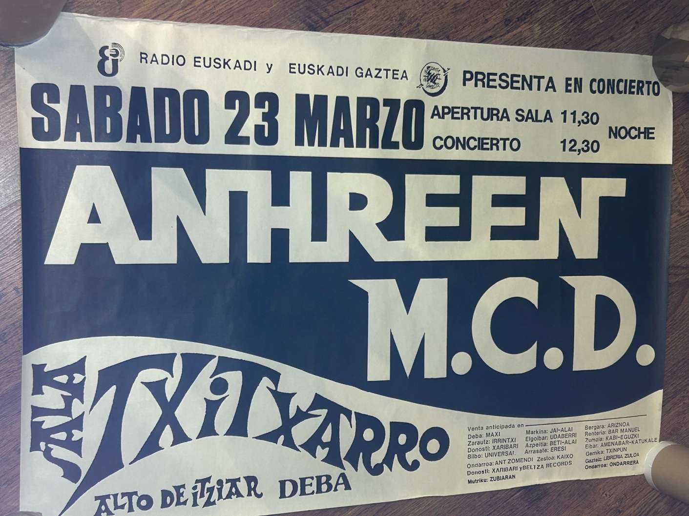 Anhrefn Black and White Vintage Punk Poster