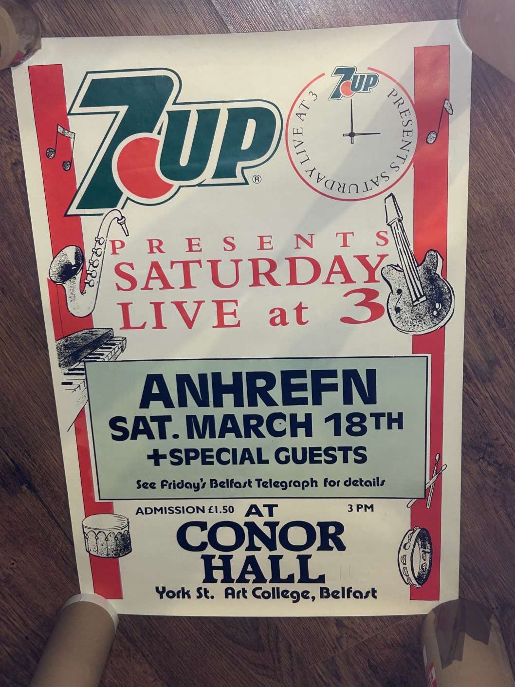 Anhrefn Poster Conor Hall Belfast Genuine #2