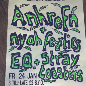 Anhrefn Jamie Reid Poster from 1992. Genuine. Rare