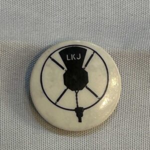 Linton Kwesi Johnson button badge 32mm