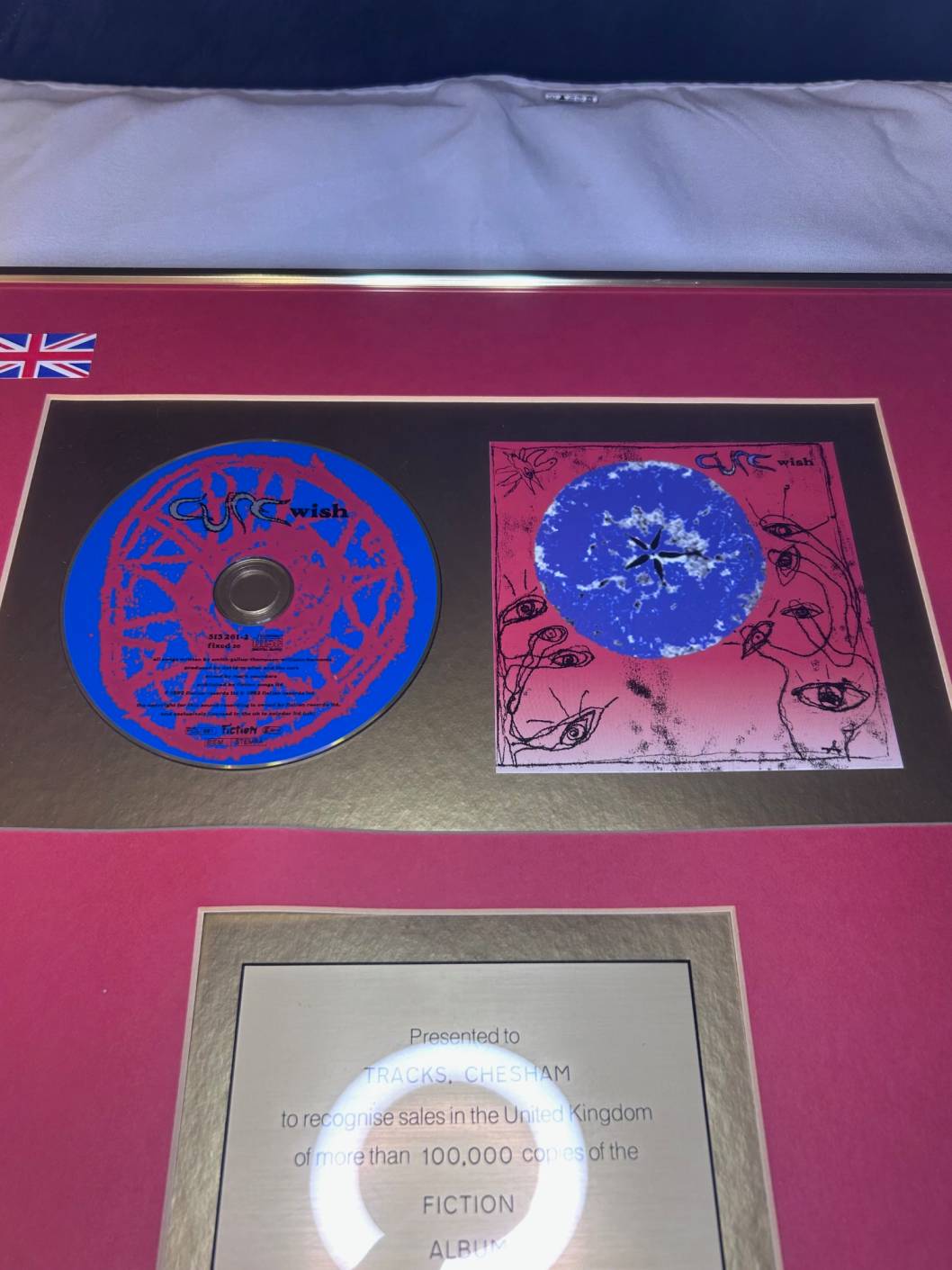 The Cure Wish Commemorative Gold (100K) Disc