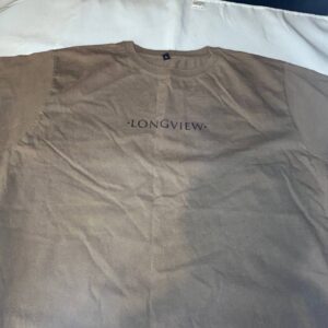 Longview Band T Shirt Large Brown