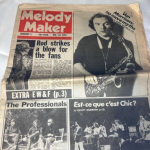 Melody Maker Feb 3 1979 Van Morrison Rod Stewart Bee Gees Chic