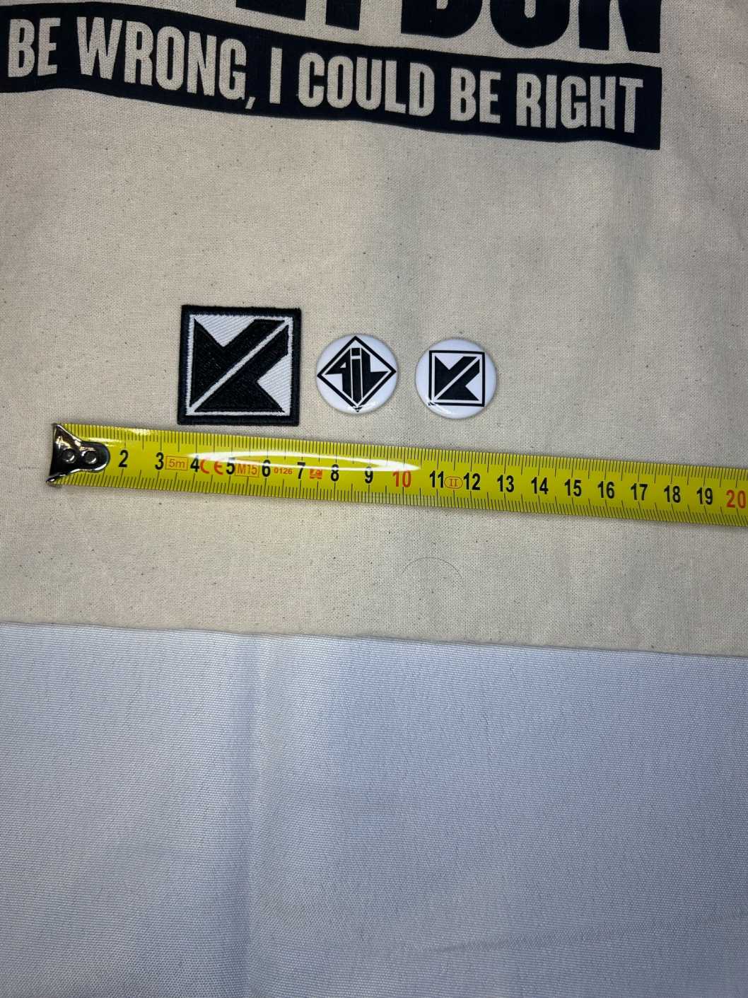 PIL I Could Be Wrong Tour Tote Bag, Badges and flyer. Lydon.