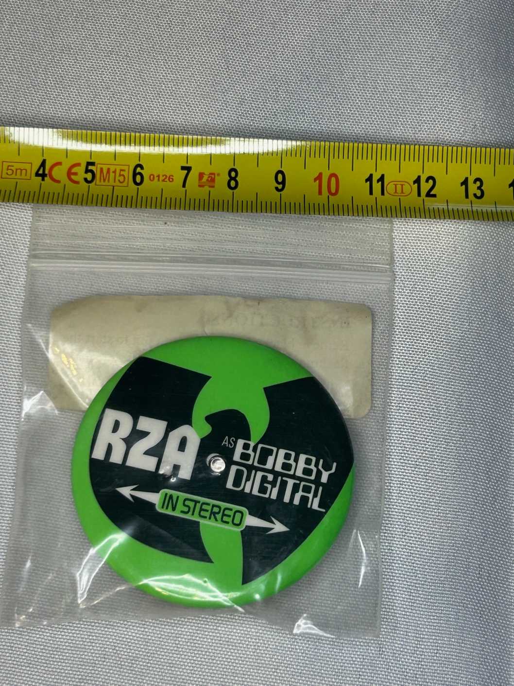 RZA Bobby Digital LED Light Badge Wu-Tang Clan 1998 Vintage Collectible