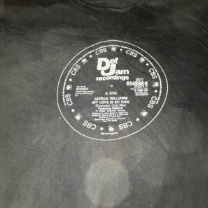 Def Jam T XL Worn Alyson Williams 'My Love Is So Raw'. Vintage.