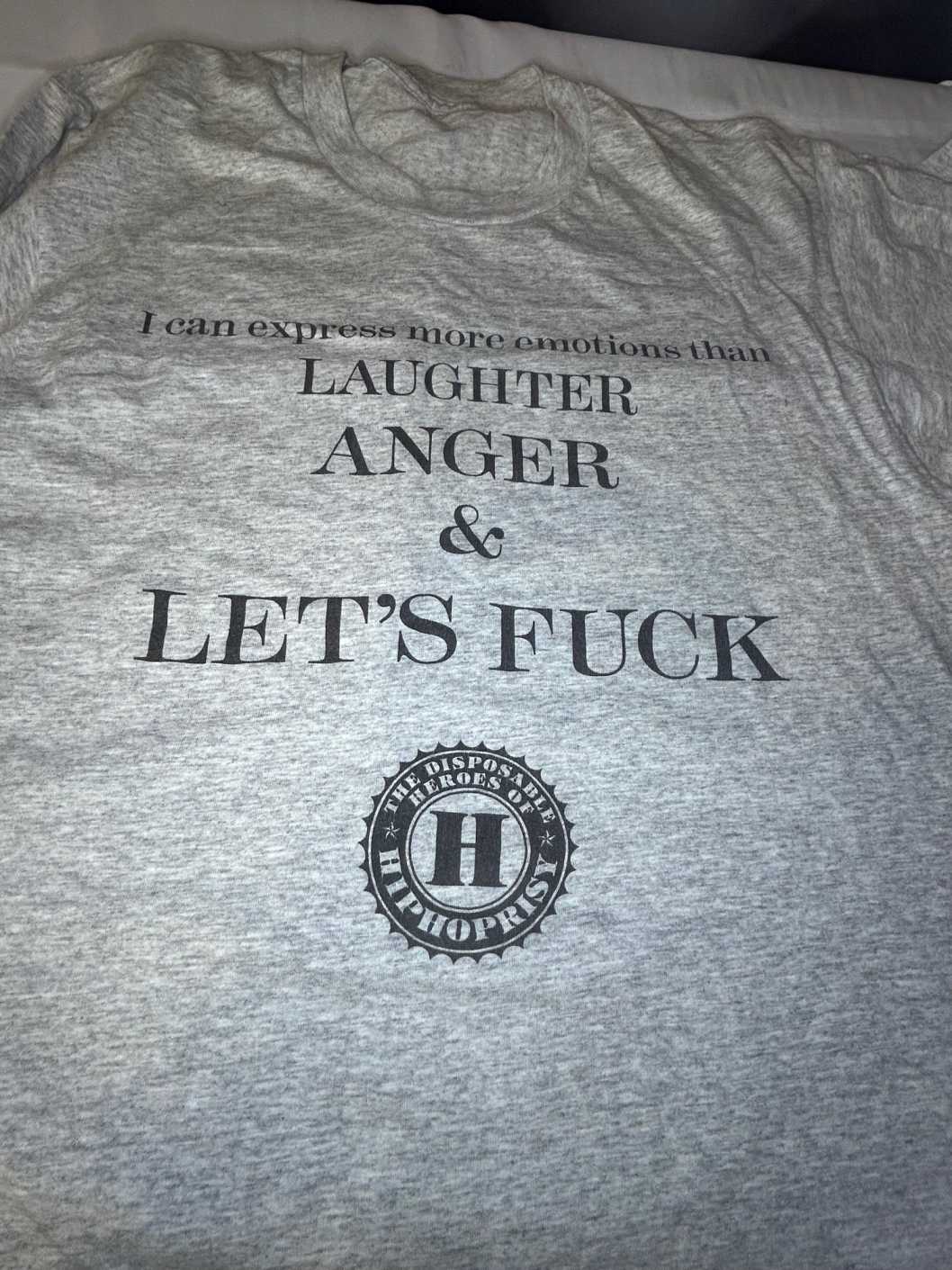 The Disposable Heroes Of Hiphoprisy Vintage T XL Grey