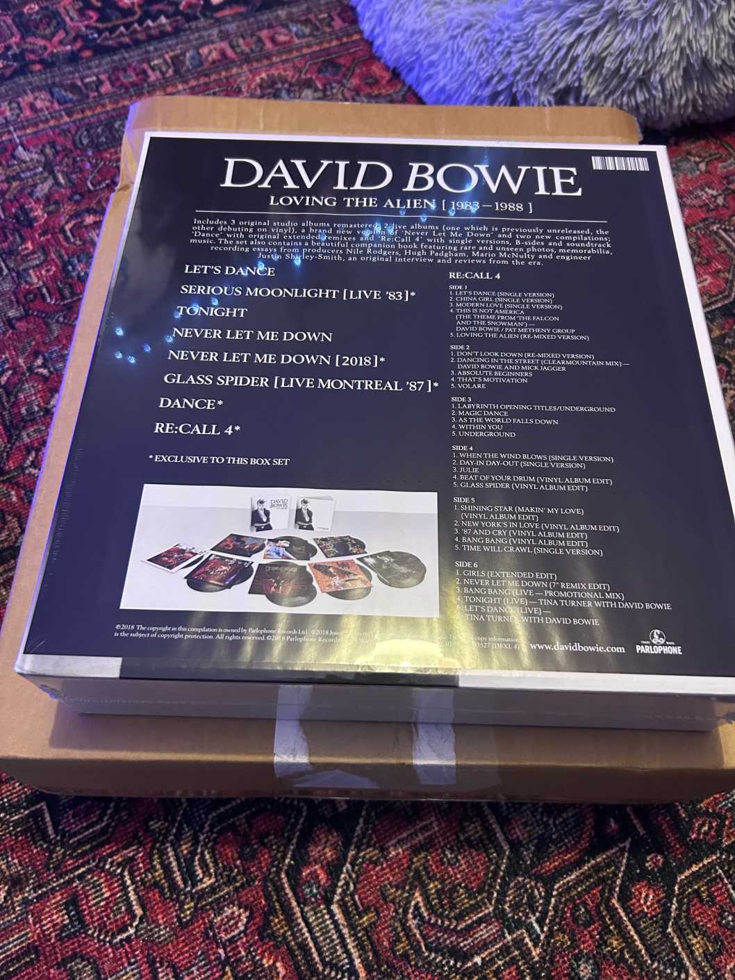 David Bowie (SEALED) VINYL LP BOX SET Loving The Alien