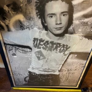 Johnny Rotten Lydon Destroy Poster Framed 74cm x 57cm