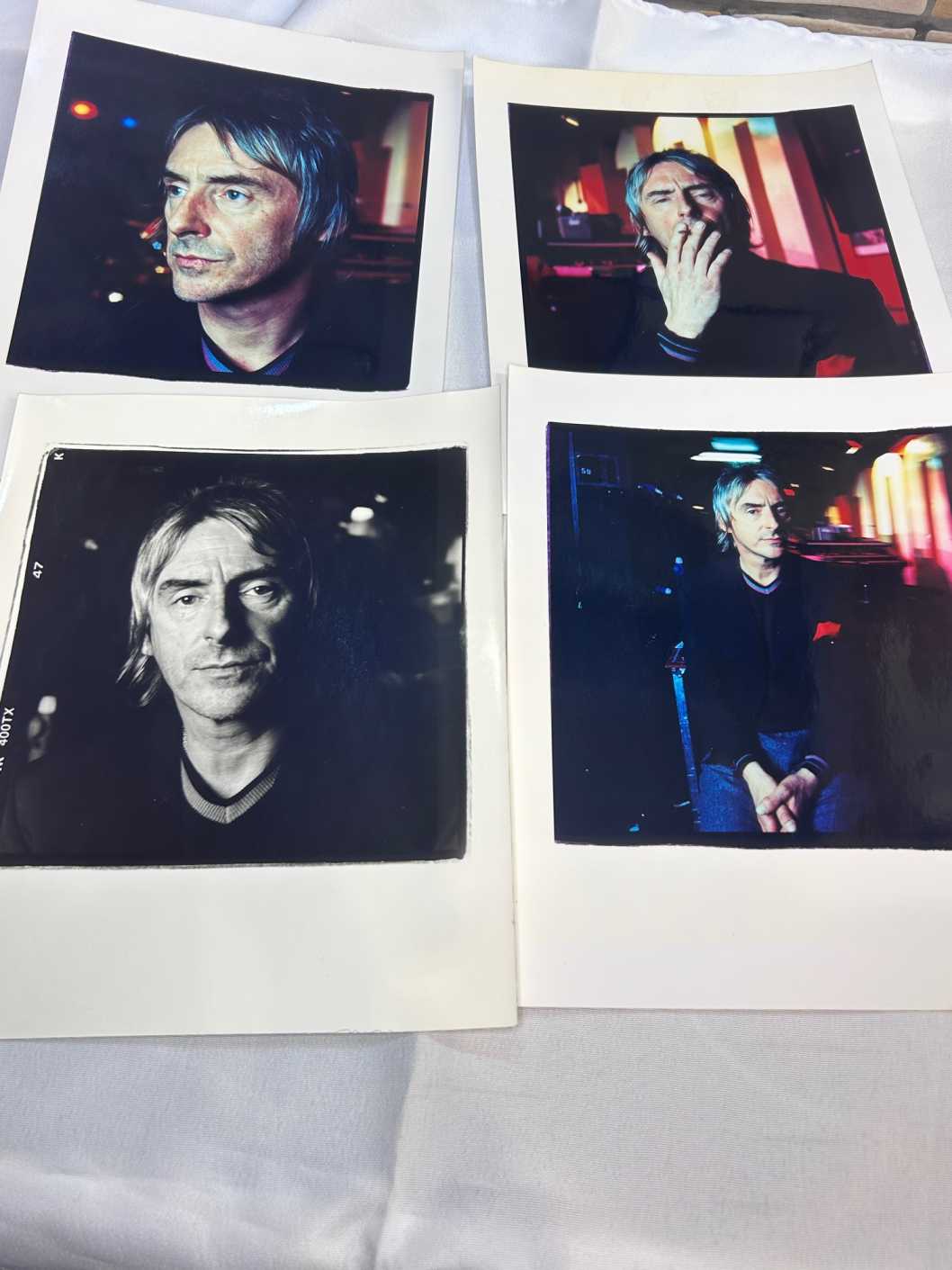 Paul Weller 4 photograph set 20.3cm x 25.5cm The Jam The Style Council