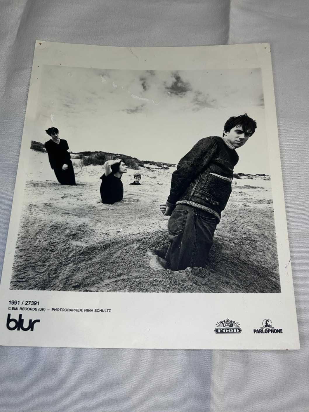Original Blur Press Photo 1991 Nina Schultz