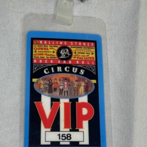 Rolling Stones VIP Circus Tour Pass 1996