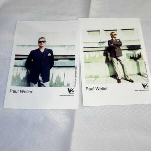 Paul Weller V2 Records Press Photos x 2 Genuine Lawrence Watson - 1