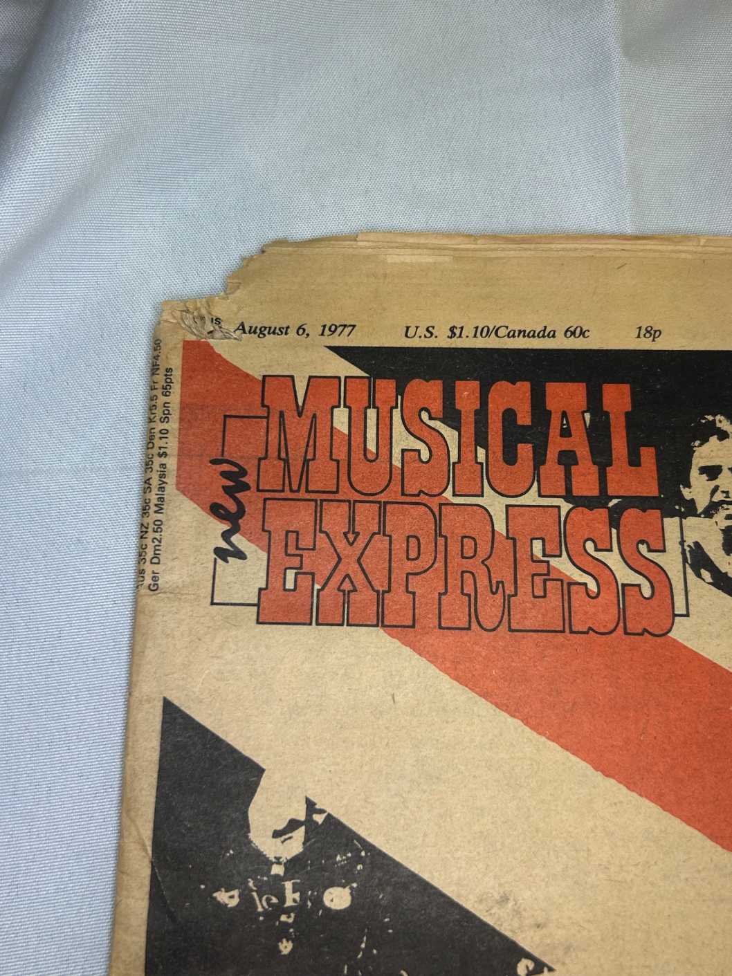 NME August 6th 1977 Original Rare